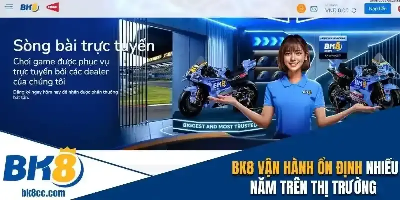Giới thiệu nhà cái cá cược BK8