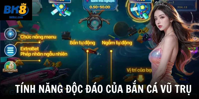 Tính năng độc đáo của bắn cá vũ trụ